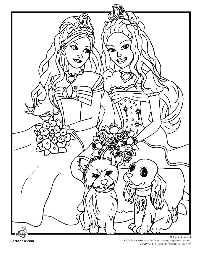 Barbie Dog Coloring Pages At Getdrawings Free Download