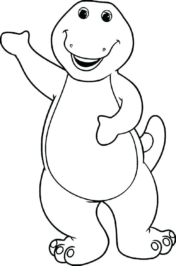 Barney Coloring Pages at GetDrawings | Free download