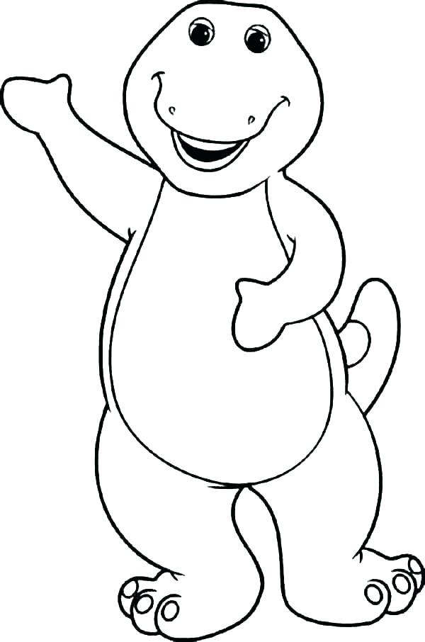 Barney Coloring Pages At GetDrawings Free Download