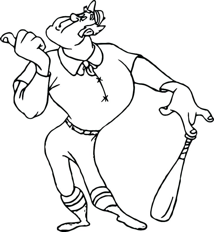 Baseball Batter Coloring Pages at GetDrawings | Free download