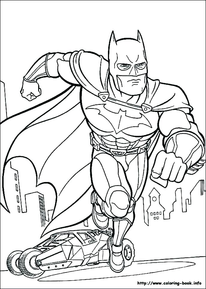 Batman Dark Knight Coloring Pages at GetDrawings | Free download