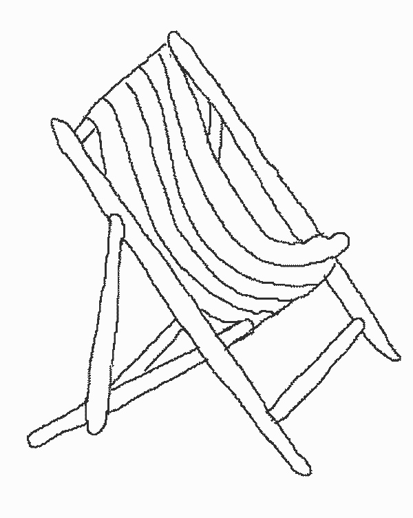 Beach Chair Coloring Page At Getdrawings Free Download
