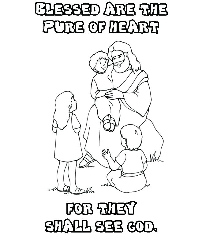 Beatitudes Coloring Pages At GetDrawings Free Download