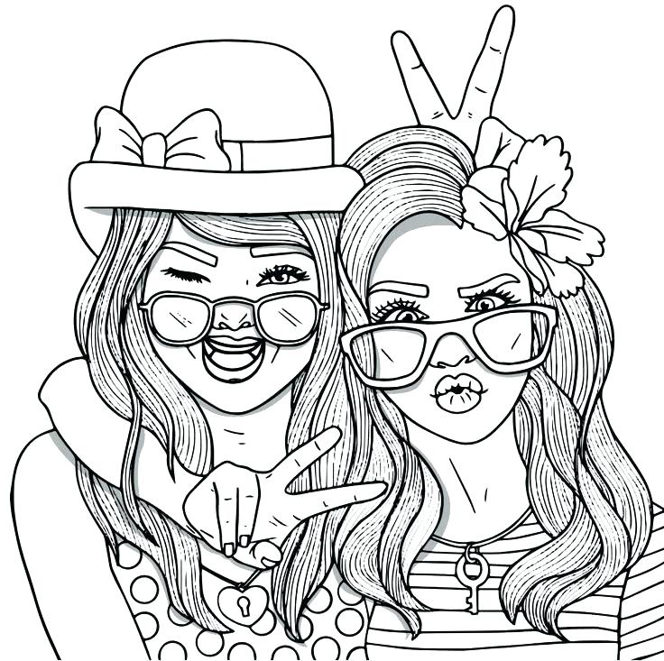Best Friend Coloring Pages To Print at GetDrawings Free