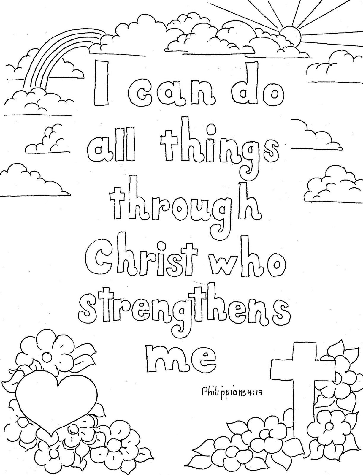 Bible Verse Coloring Pages For Kids At Getdrawings Free Download