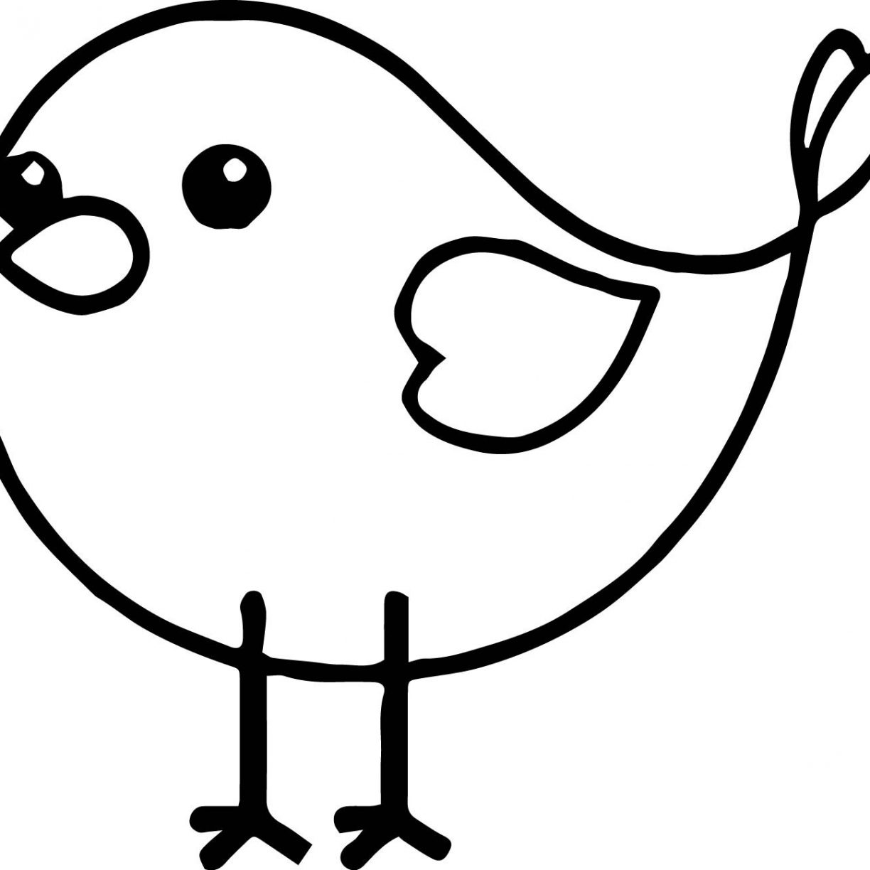 Bird Coloring Pages For Preschoolers At GetDrawings Free Download