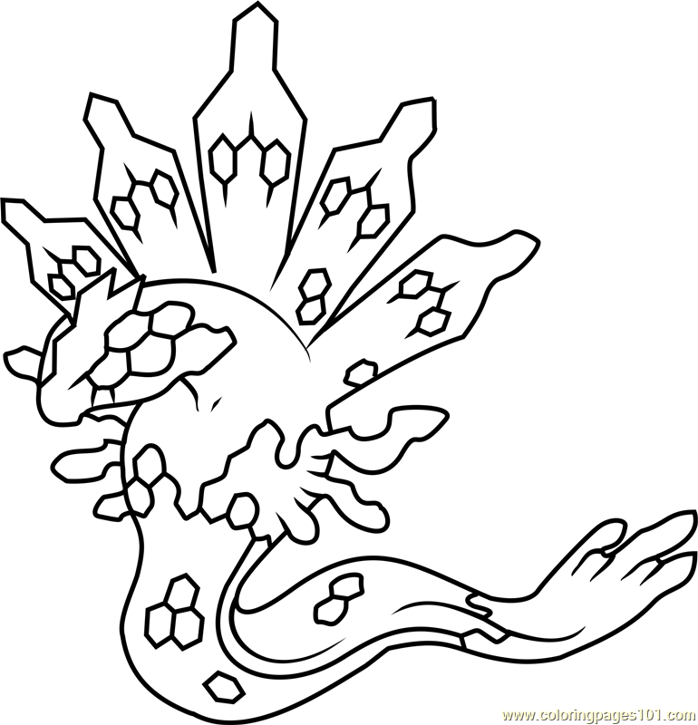 The Best Free Zygarde Coloring Page Images Download From 10 Free Coloring Pages Of Zygarde At Getdrawings