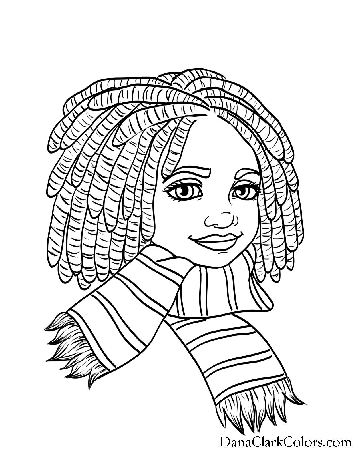 Black Women Coloring Pages At GetDrawings Free Download