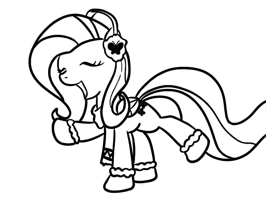 Blank My Little Pony Coloring Pages at GetDrawings | Free download