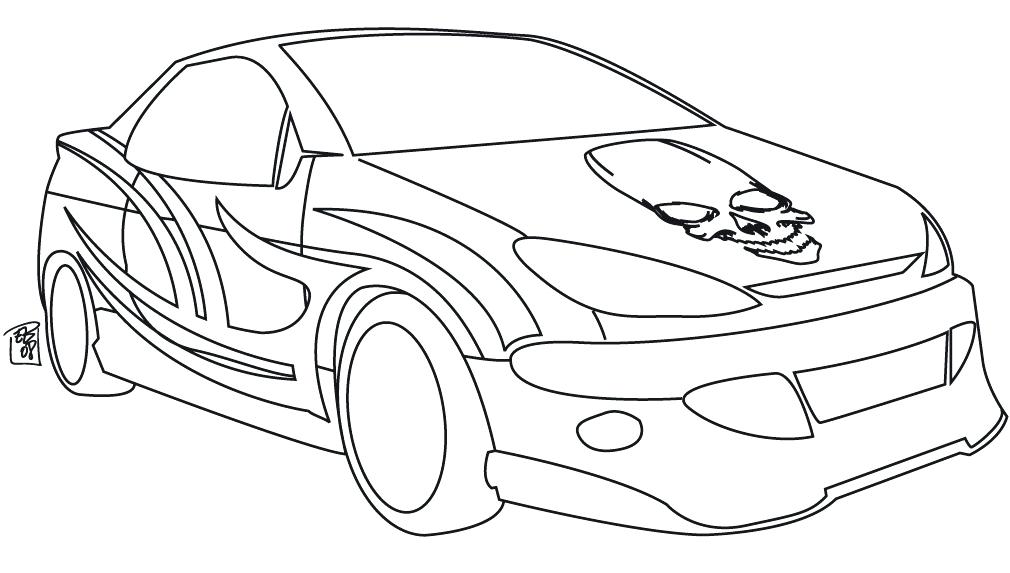 Bmw I8 Coloring Page