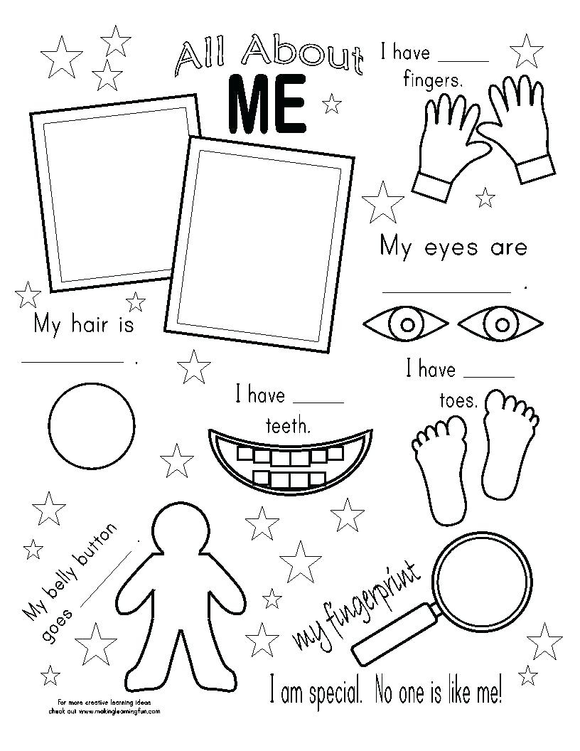 Body Parts Coloring Pages For Preschool at GetDrawings Free download