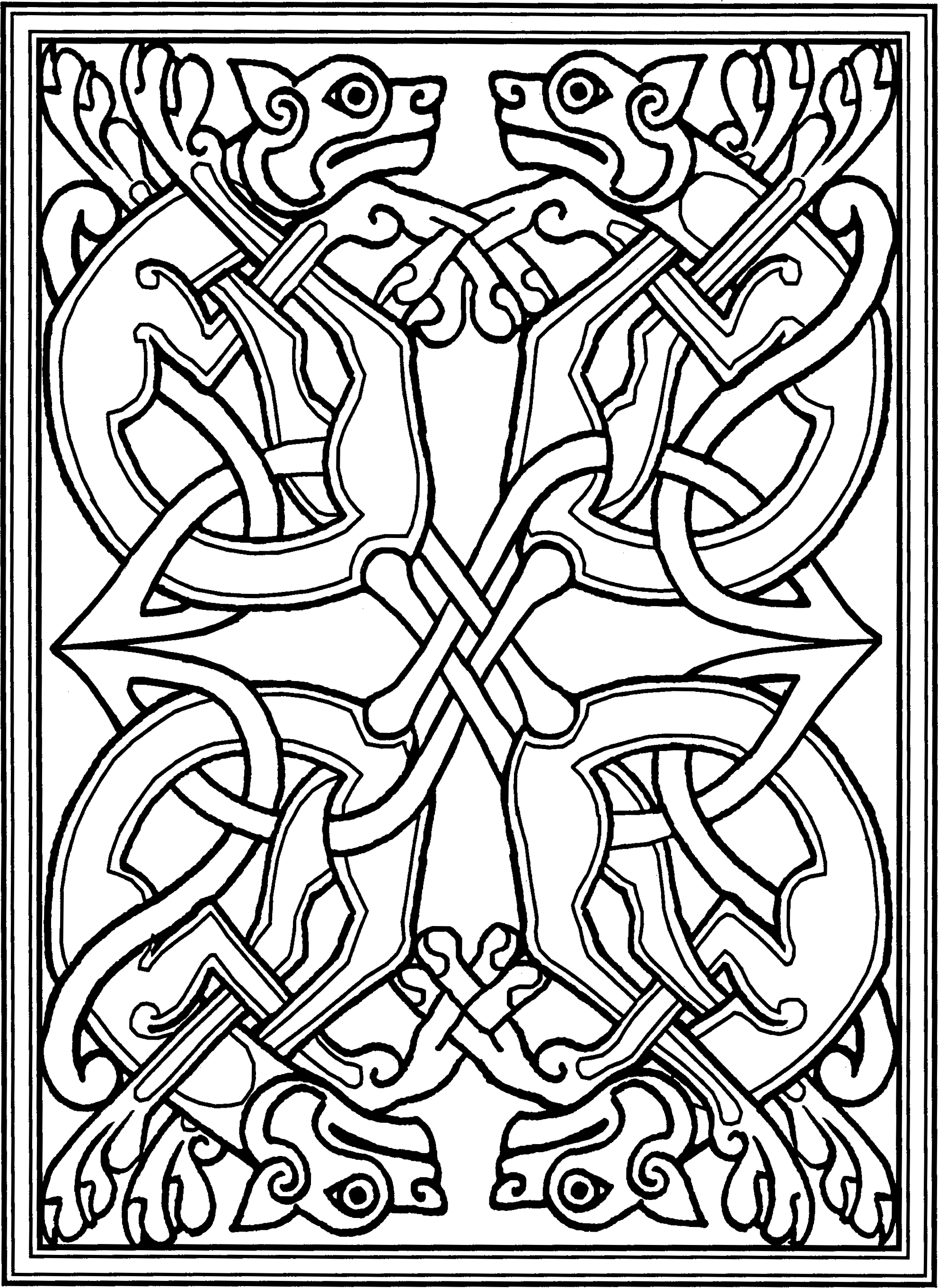 Book Of Kells Coloring Pages at GetDrawings | Free download