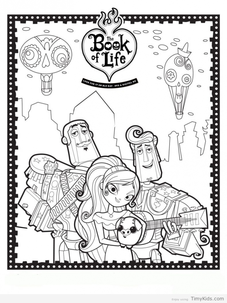Book Of Life Coloring Pages at GetDrawings Free download