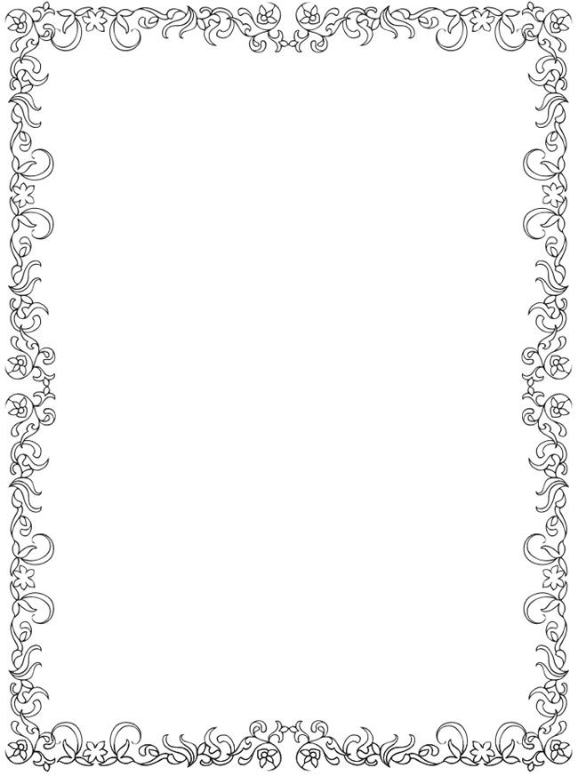 Border Coloring Pages At Getdrawings Free Download