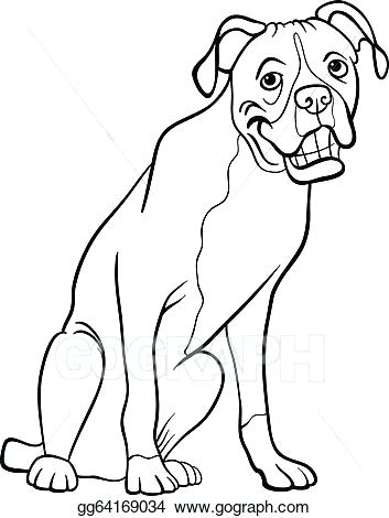 Boxer Dog Coloring Pages At Getdrawings Free Download