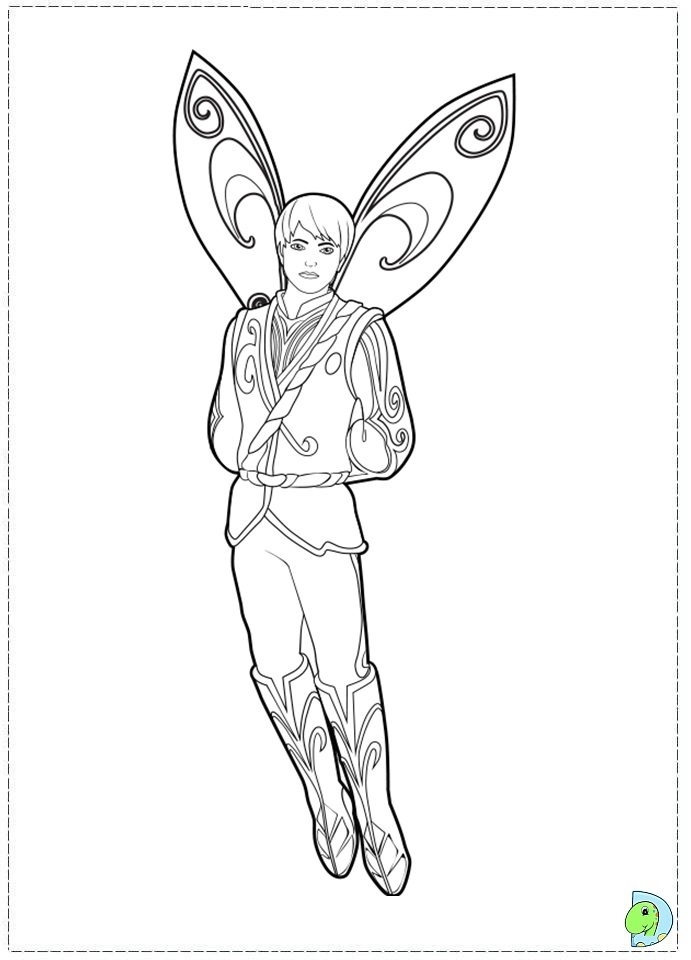 Boy Fairies Coloring Pages At Getdrawings Free Download