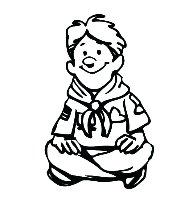 Boy Scout Coloring Pages at GetDrawings Free download