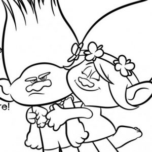 Branch Trolls Coloring Page at GetDrawings | Free download