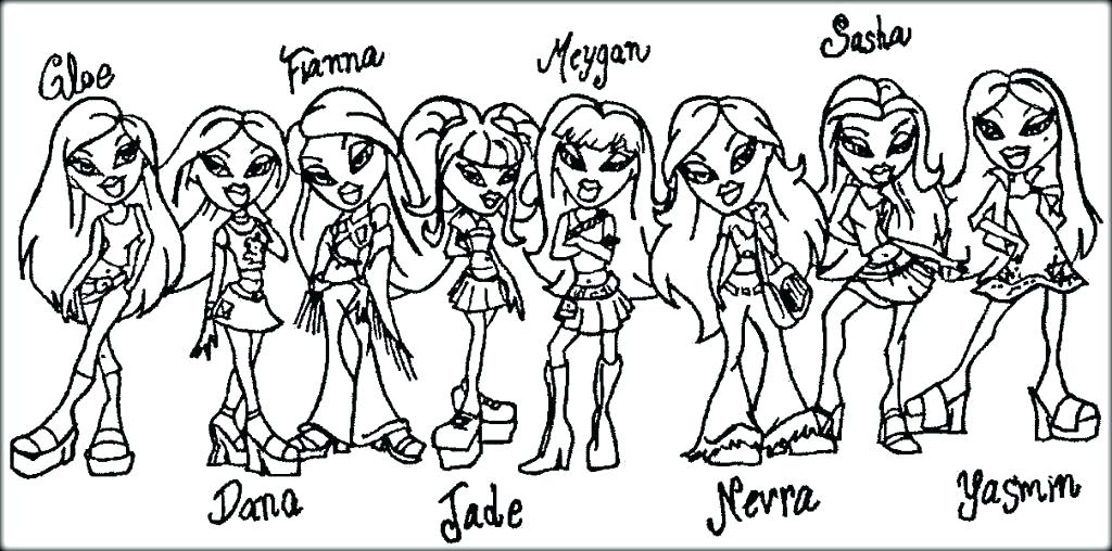 Bratz Coloring Pages At Getdrawings Free Download