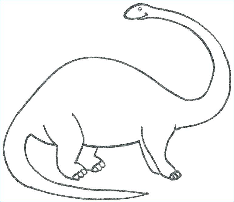 brontosaurus coloring page