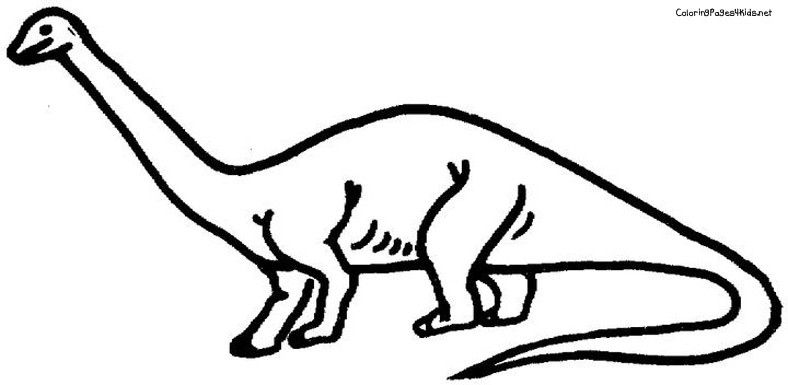 brontosaurus coloring page