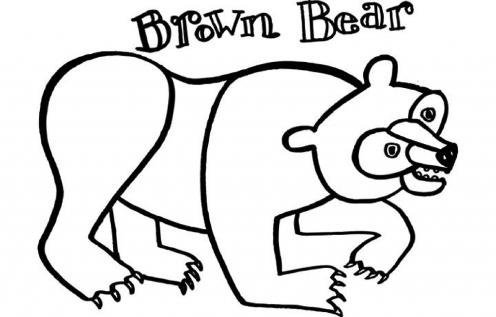 Brown Bear Brown Bear Coloring Pages At GetDrawings Free Download