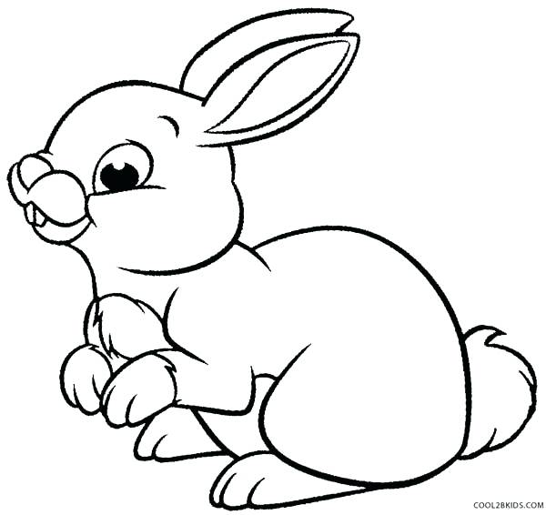 Bunny Coloring Pages at GetDrawings | Free download