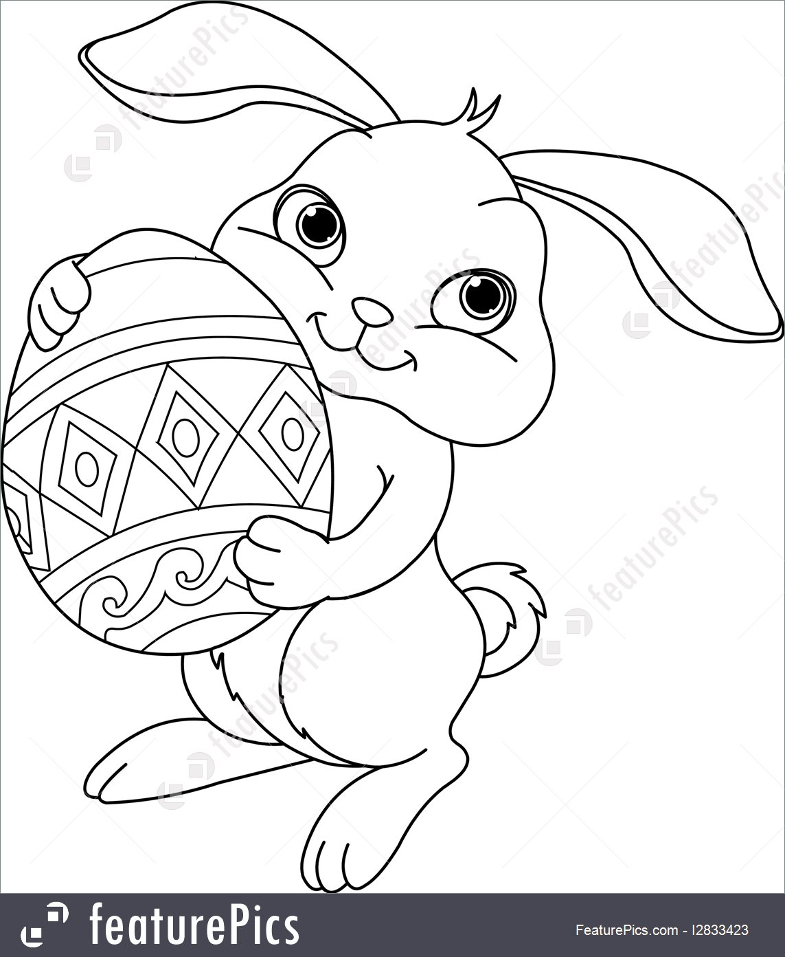Bunny Head Coloring Pages at GetDrawings | Free download