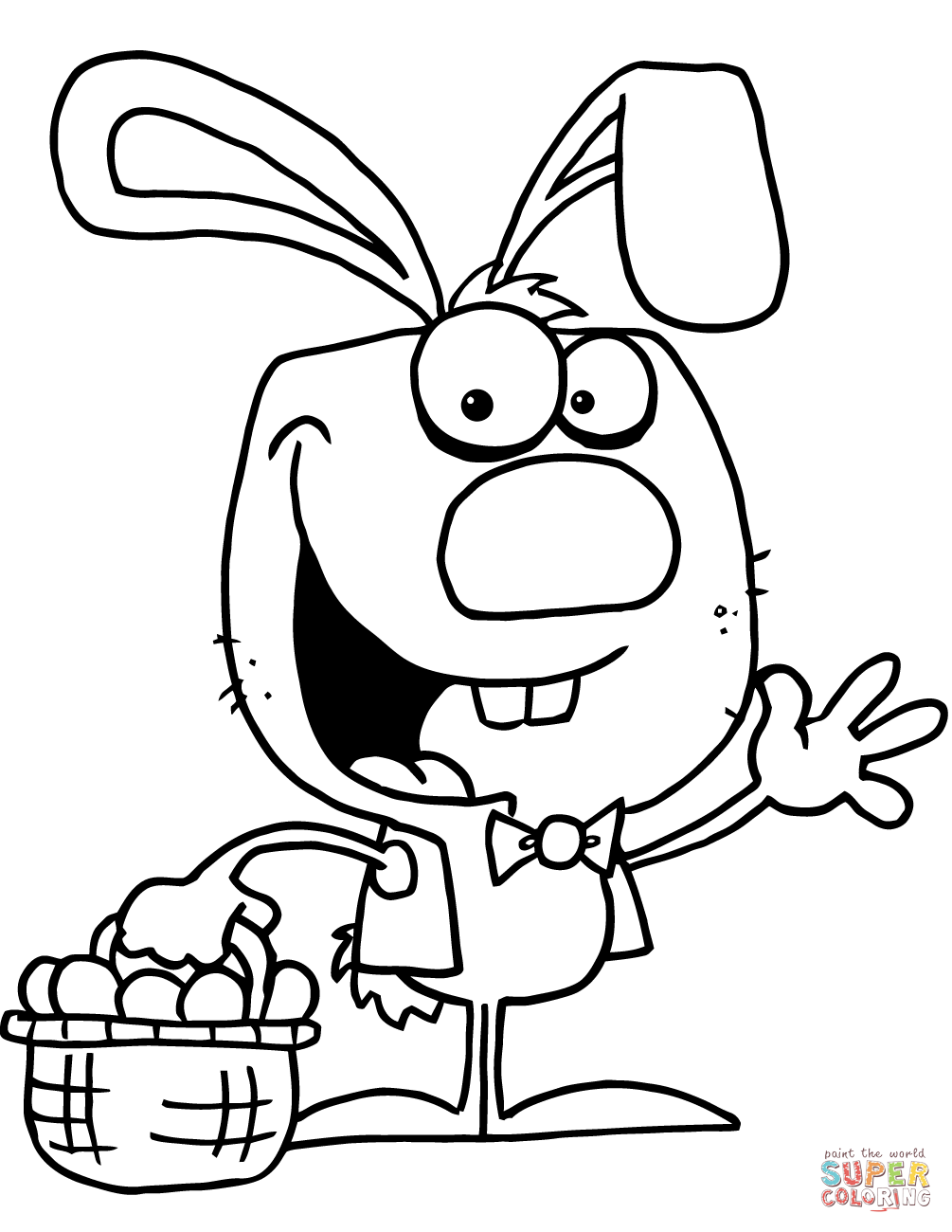 Bunny Head Coloring Pages at GetDrawings | Free download