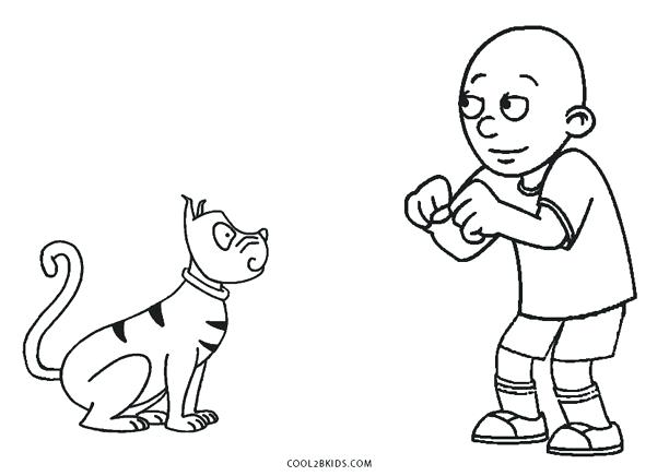 Caillou Printable Coloring Pages at GetDrawings | Free download