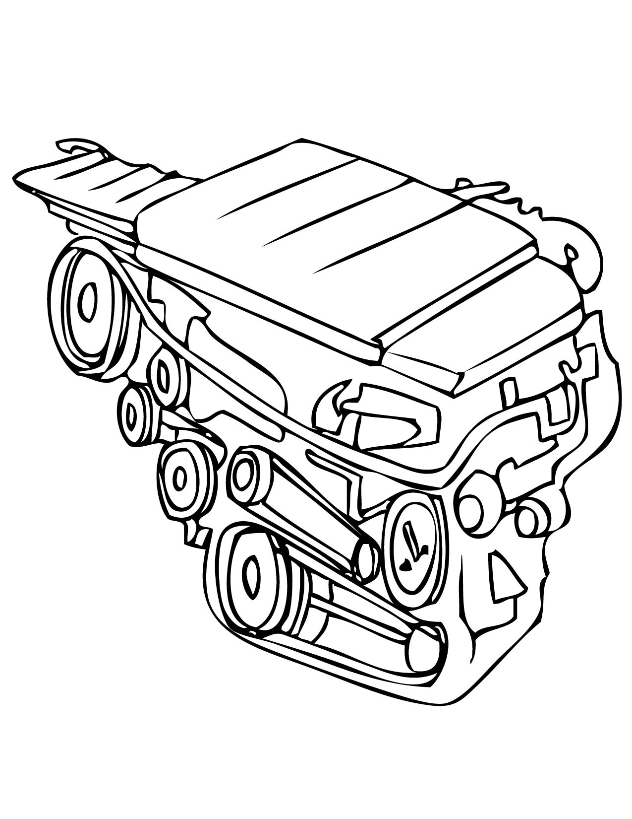 Car Parts Coloring Pages at GetDrawings | Free download