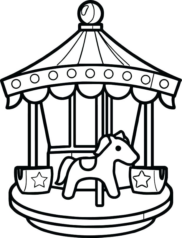 Carousel Coloring Pages At GetDrawings Free Download