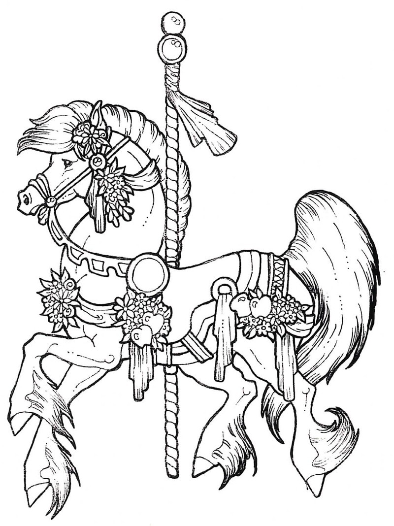 Trojan Horse Coloring Page