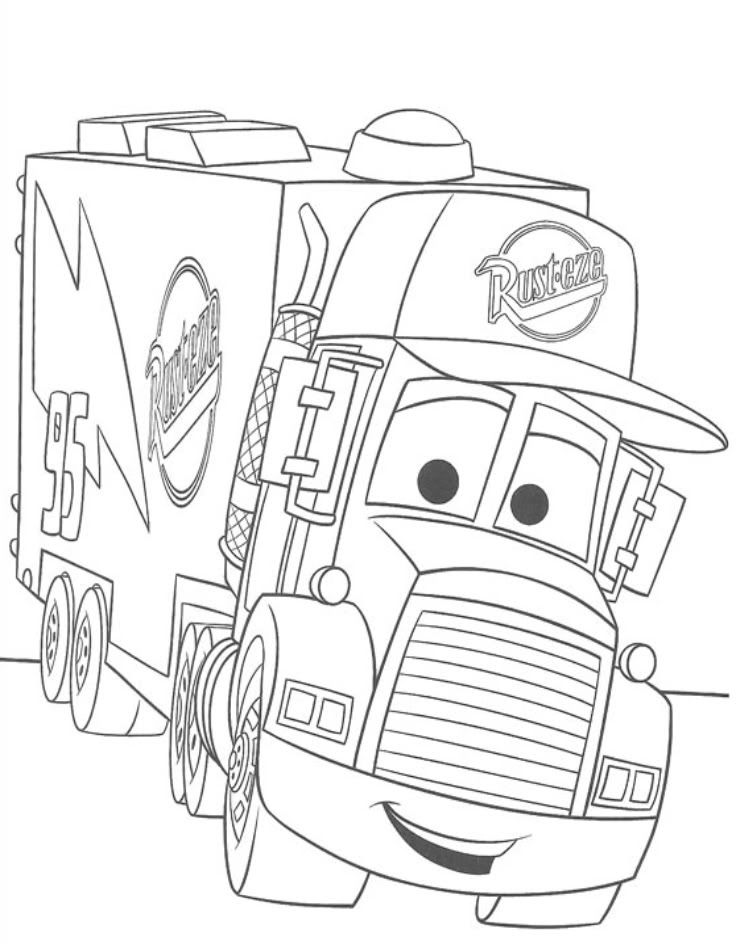 Cars Movie Coloring Pages At Getdrawings Free Download