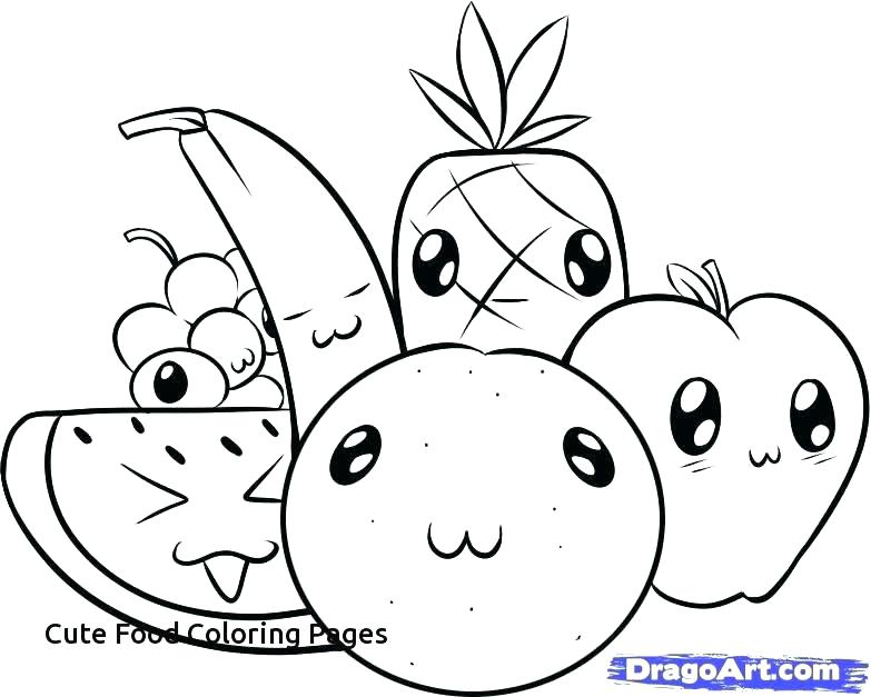 Cartoon Food Coloring Pages at GetDrawings | Free download