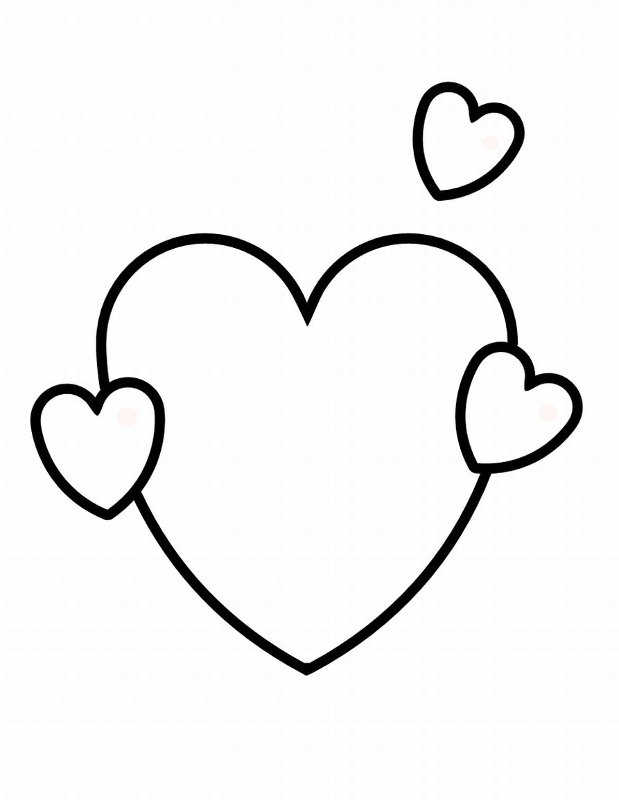 Cartoon Heart Coloring Pages At Getdrawings Free Download