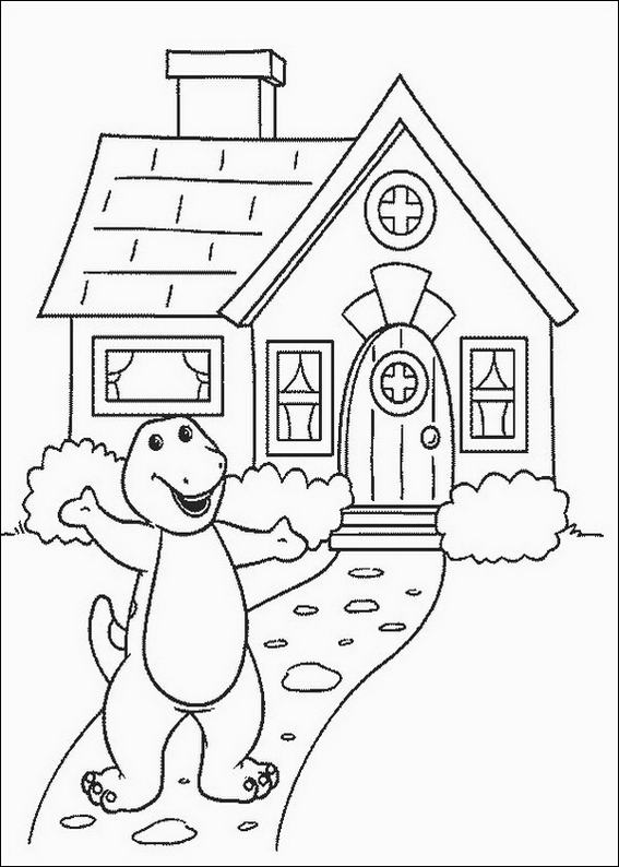 Cartoon House Coloring Pages at GetDrawings | Free download