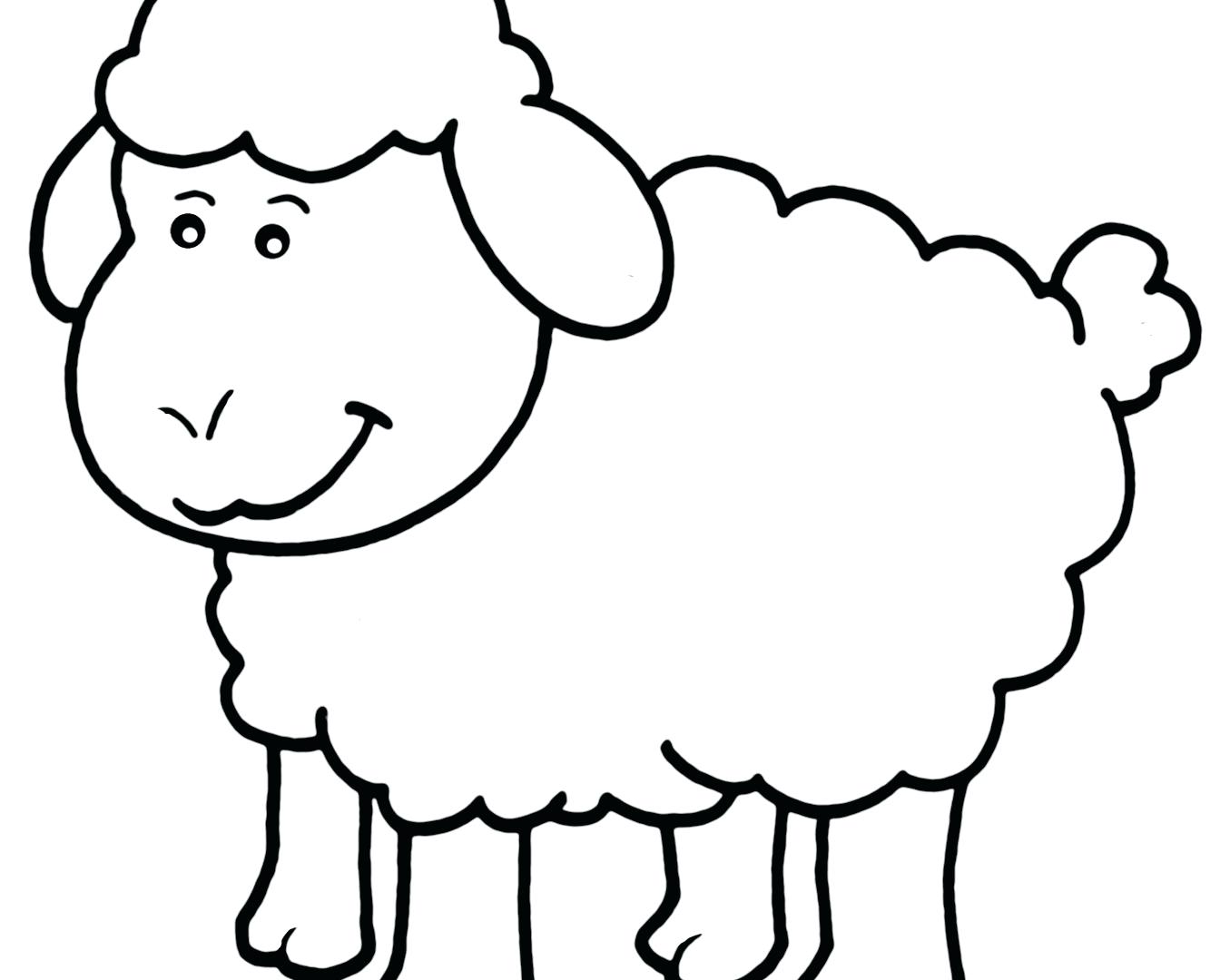 Cartoon Sheep Coloring Pages at GetDrawings | Free download