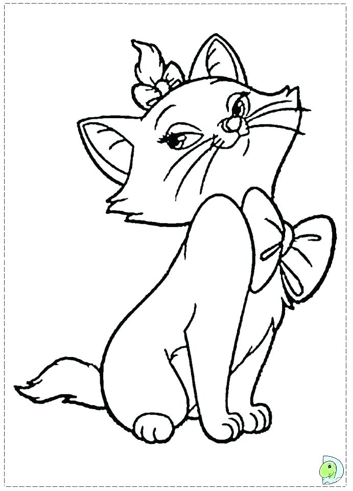 Cat Head Coloring Page at GetDrawings | Free download