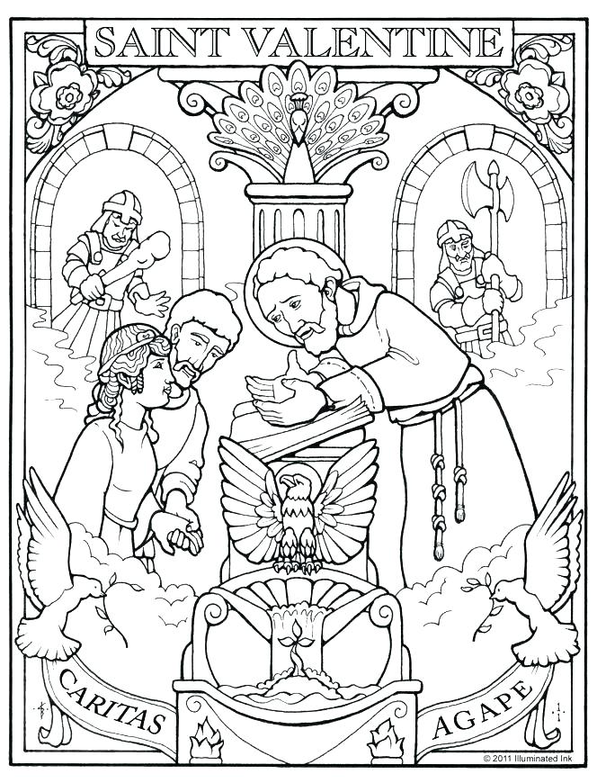 Catholic Saints Coloring Pages at GetDrawings Free download