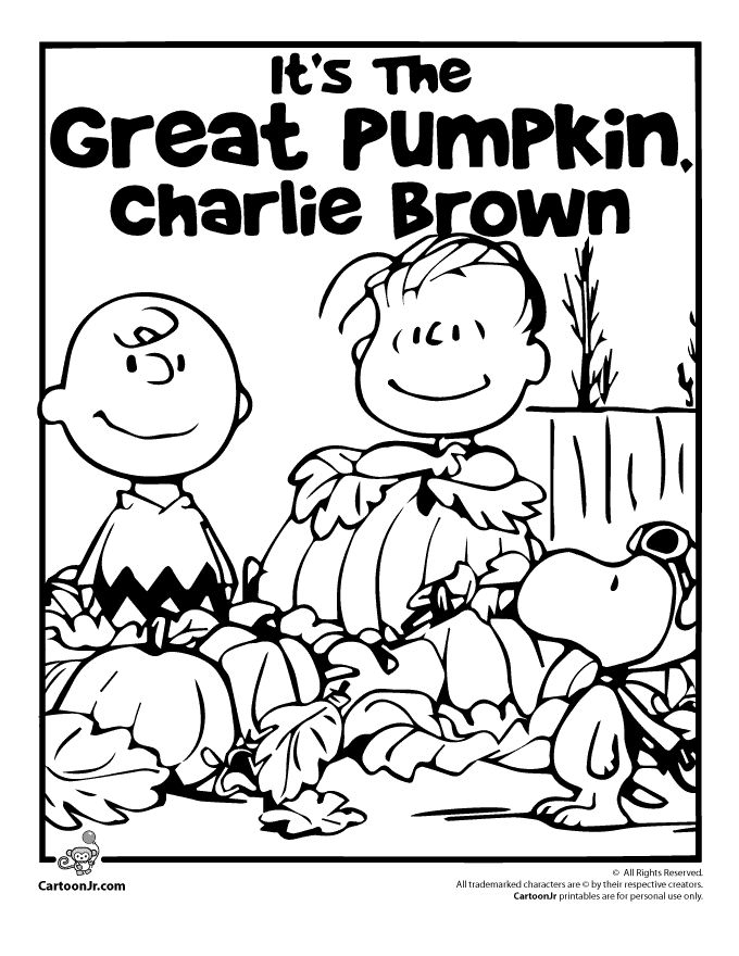 Charlie Brown Thanksgiving Coloring Pages at GetDrawings Free download
