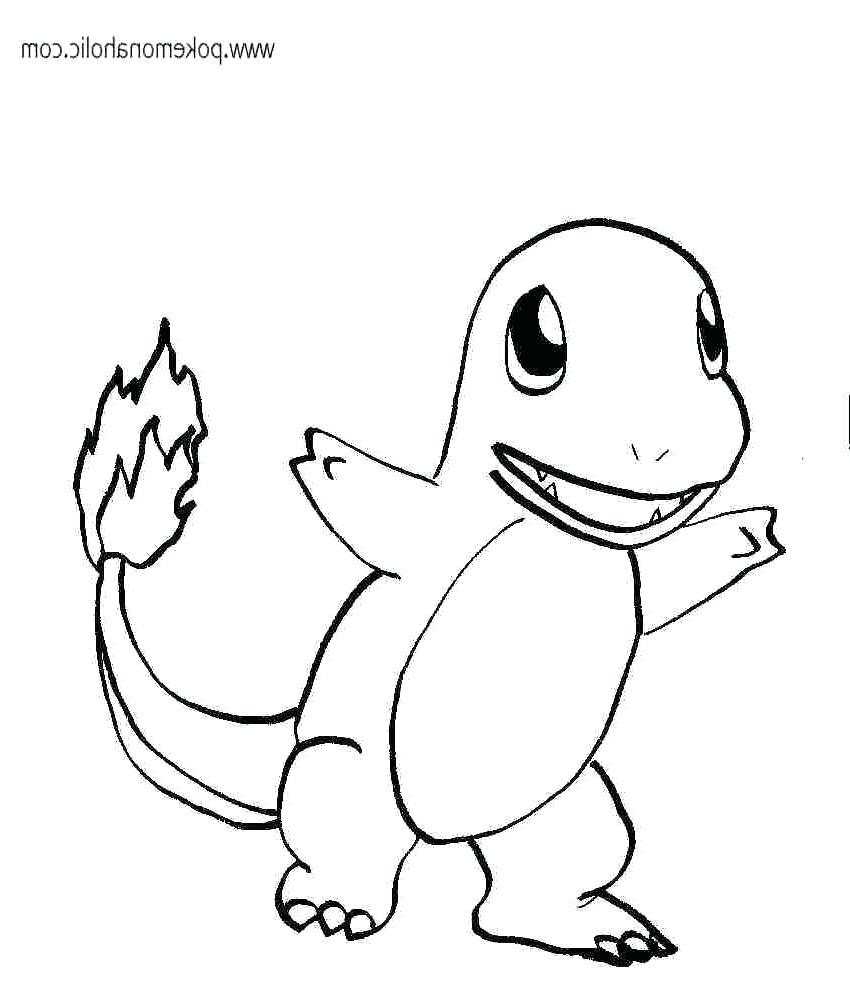 Charmander Printable Coloring Pages At GetDrawings Free Download