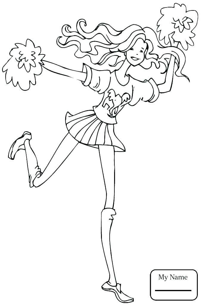 Cheer Megaphone Coloring Pages At Getdrawings Free Download