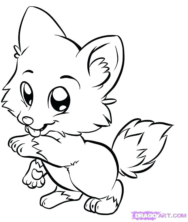 Chibi Animals Coloring Pages at GetDrawings | Free download