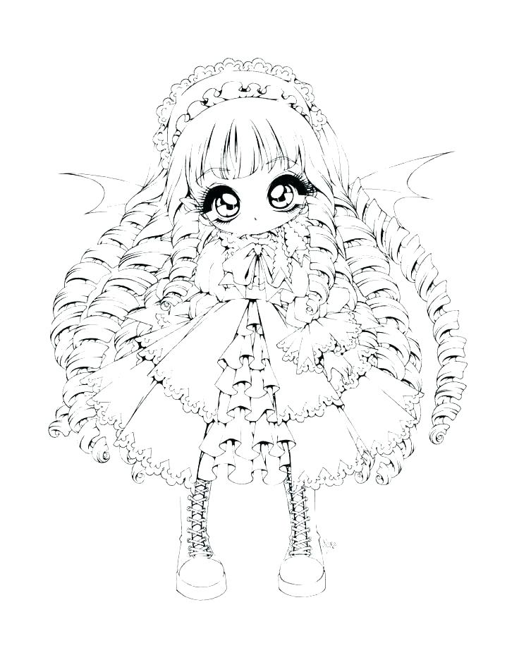 Chibi Anime Coloring Pages at GetDrawings | Free download