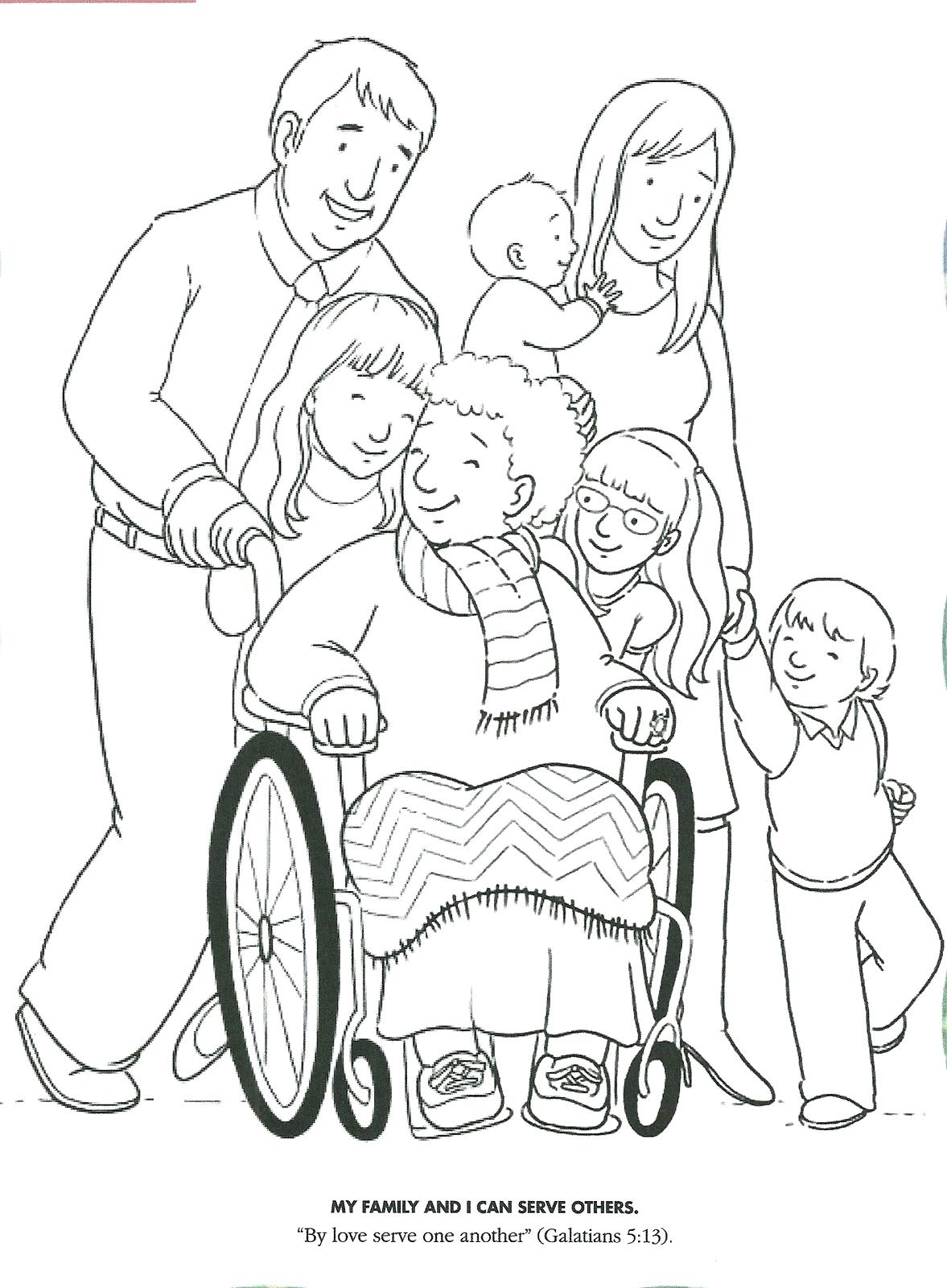 Children Helping Others Coloring Pages At Getdrawings Free