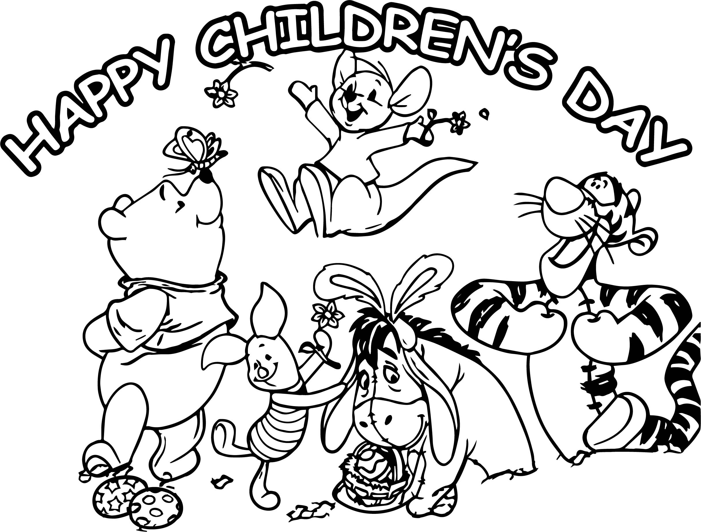 Coloring children's Day