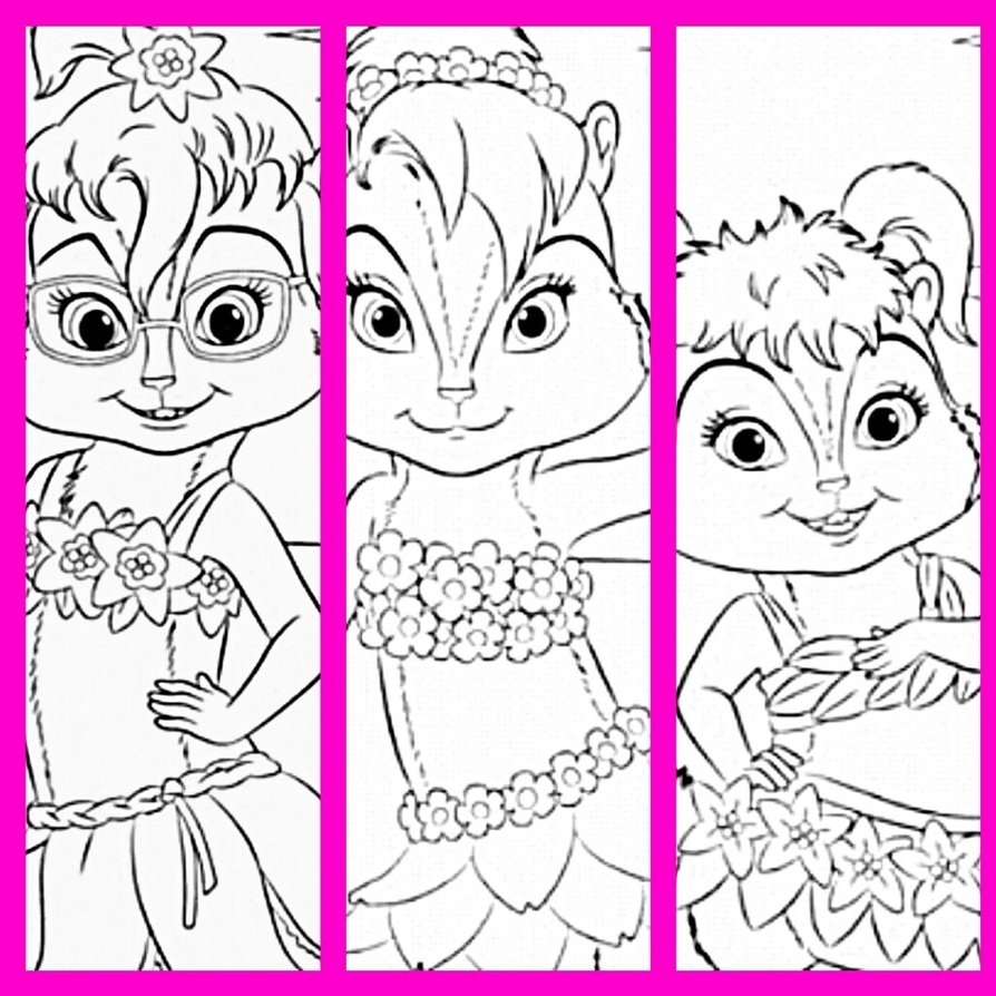 Chipettes Coloring Pages at GetDrawings | Free download