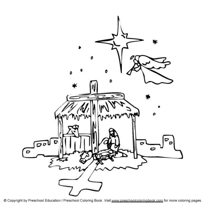 Christian Christmas Coloring Pages at GetDrawings | Free download