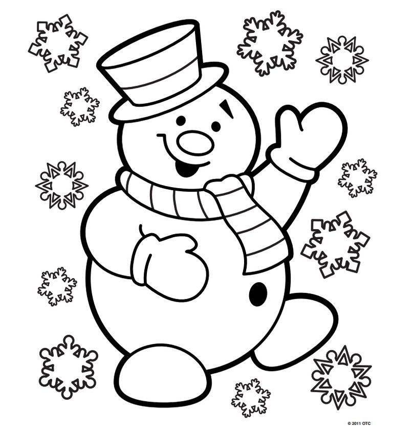 Christmas Clipart Coloring Pages at GetDrawings | Free download